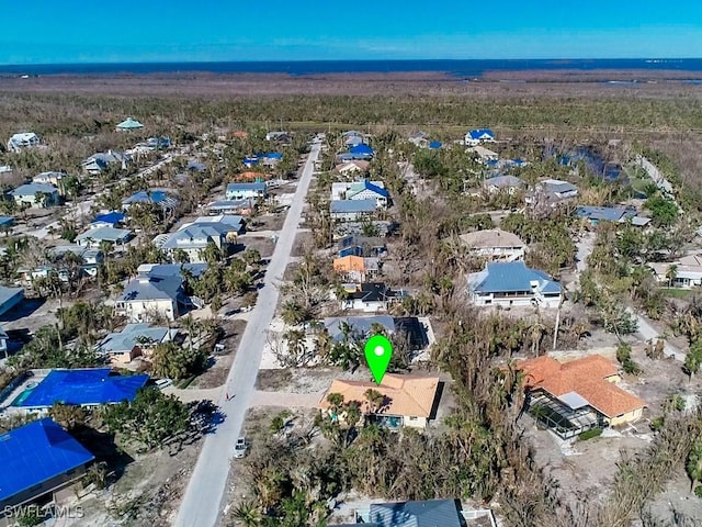 birds eye view of property featuring a residential view