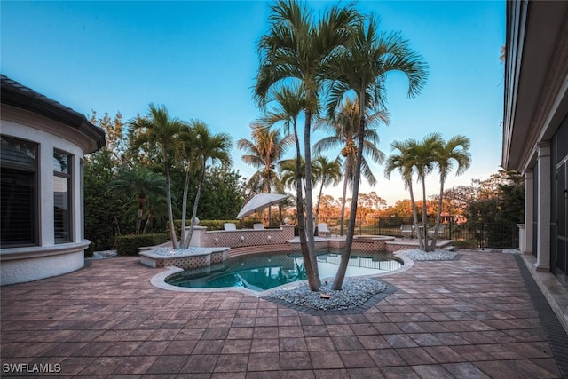29115 W Teramo Way, Naples, FL 34110 - pool featuring a patio and a hot tub