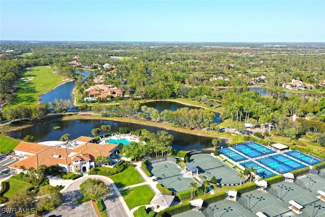 29115 W Teramo Way, Naples, FL 34110 - bird's eye view with a residential view and a water view