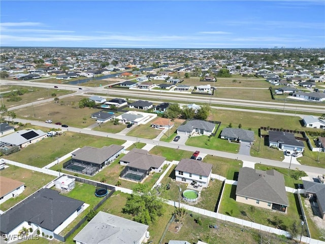 drone / aerial view featuring a residential view