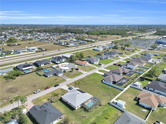 birds eye view of property featuring a residential view