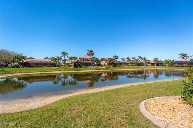 water view with a residential view