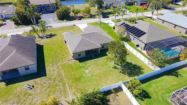 bird's eye view featuring a residential view