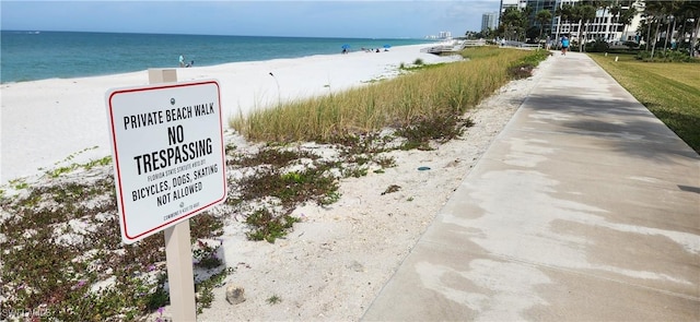 4901 Gulf Shore Blvd N Unit 502, Naples, FL 34103 - water view with nearby beach