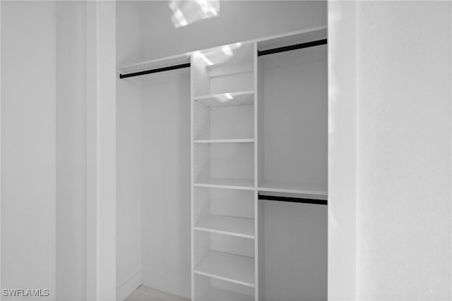 view of closet