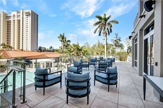 view of patio / terrace with outdoor lounge area