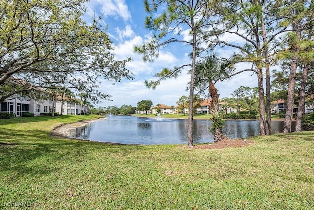 view of water feature