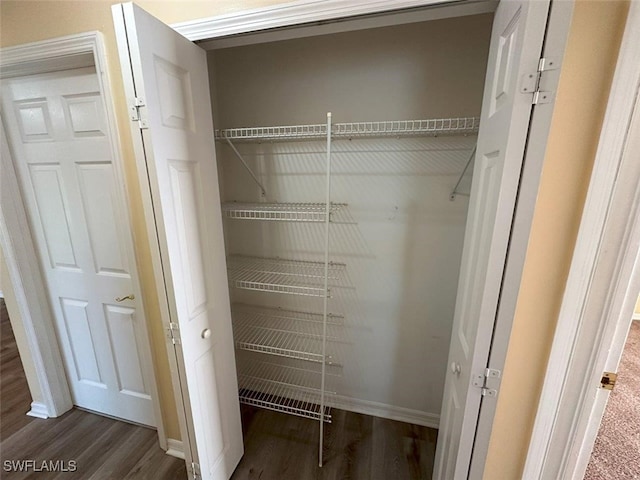 view of closet