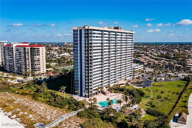 view of property with a city view