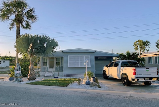 view of front of house