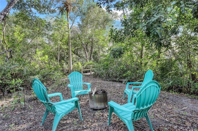 3643 N Rd, Naples, FL 34104 - view of yard