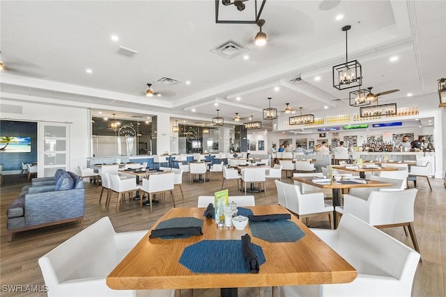 5979 Trophy Dr Unit 1604, Naples, FL 34110 - dining room featuring wood finished floors