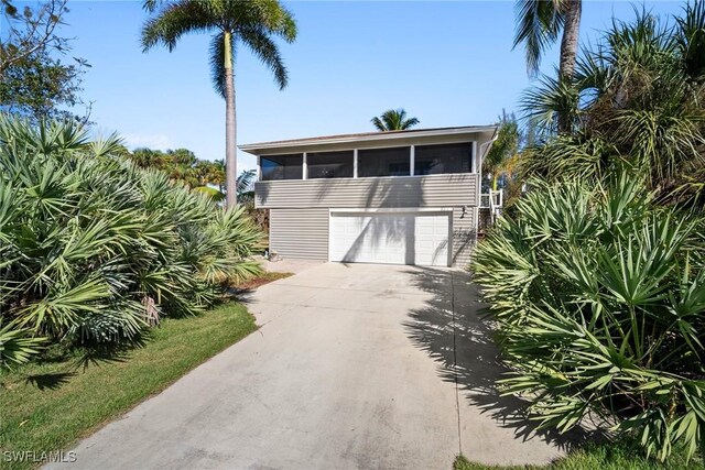 exterior space with driveway