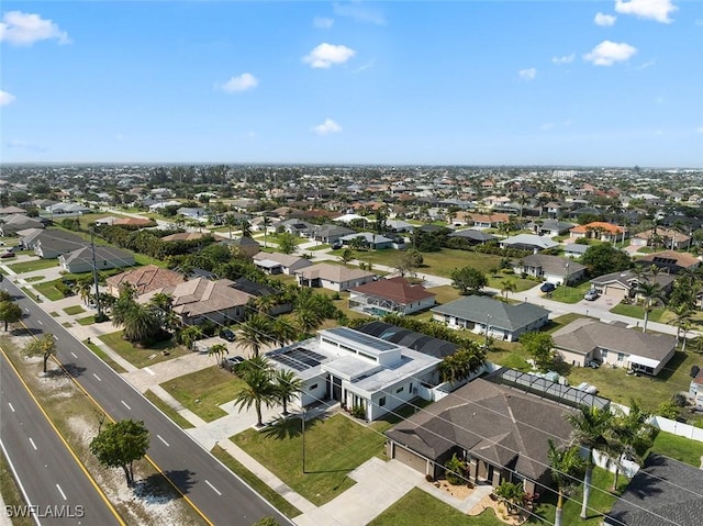 drone / aerial view featuring a residential view