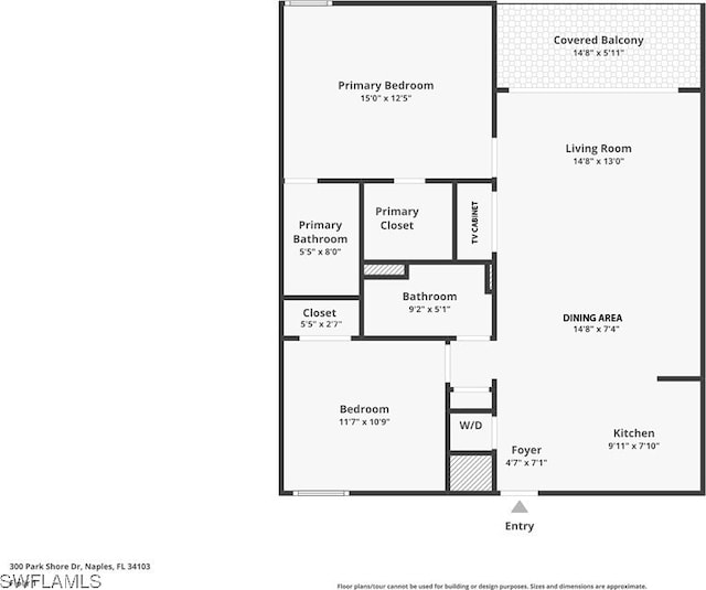 300 Park Shore Dr Unit 4C, Naples, FL 34103 - view of layout