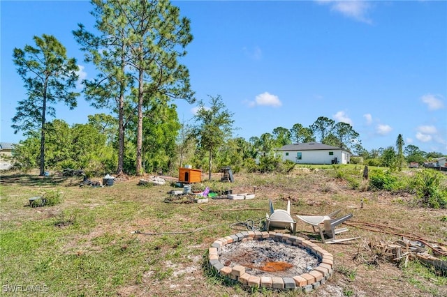 view of yard