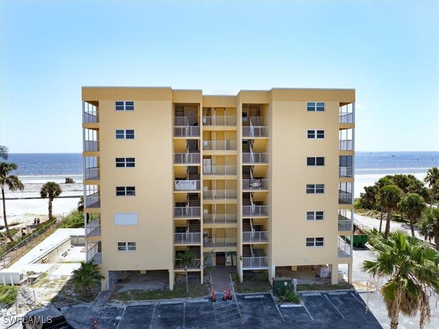 view of property with a water view