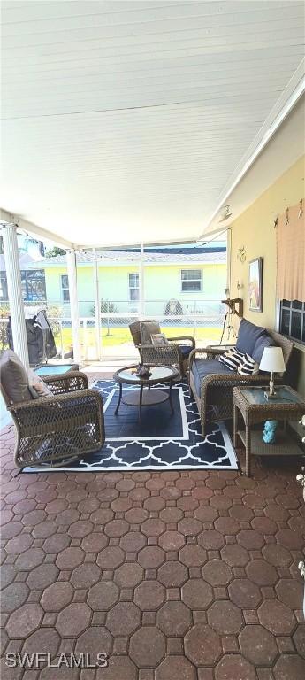 view of patio / terrace featuring covered porch