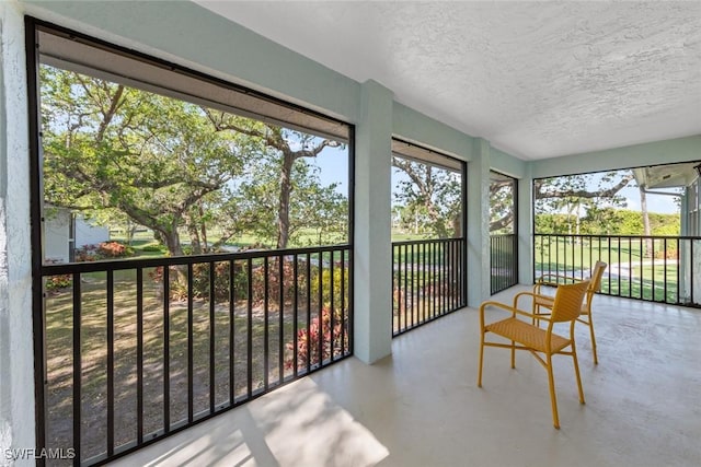 sunroom / solarium with plenty of natural light