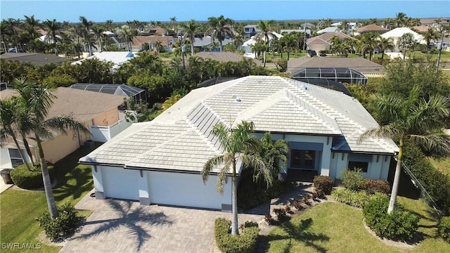 birds eye view of property featuring a residential view