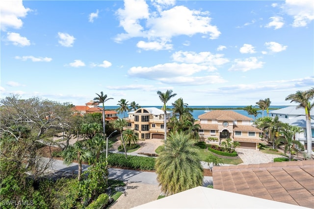 water view with a residential view