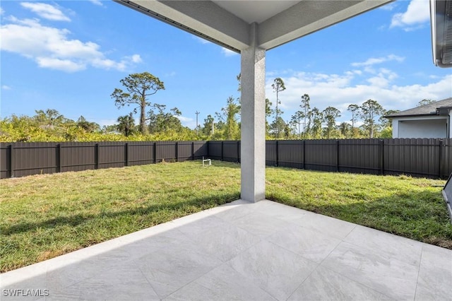 view of patio / terrace featuring a fenced backyard