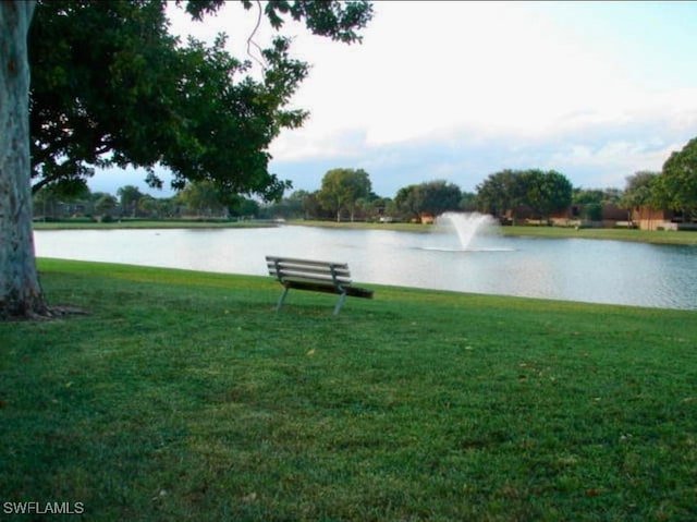 view of water feature