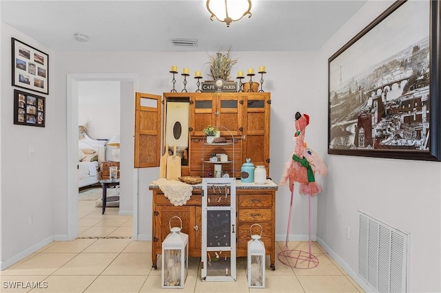 3319 Surfside Blvd, Cape Coral, FL 33914 - dining room with tile patterned floors, baseboards, and visible vents