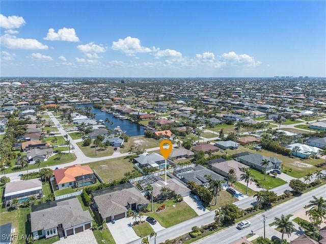 3319 Surfside Blvd, Cape Coral, FL 33914 - aerial view with a residential view and a water view
