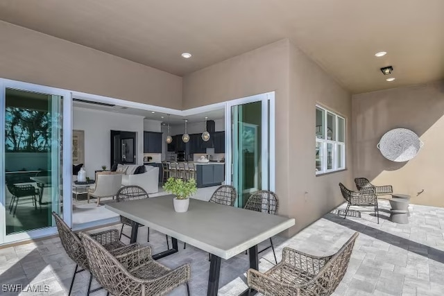 view of patio / terrace with outdoor dining space