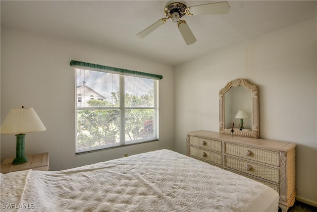 1950 Beach Pkwy Unit 103, Cape Coral, FL 33904 - bedroom featuring a ceiling fan