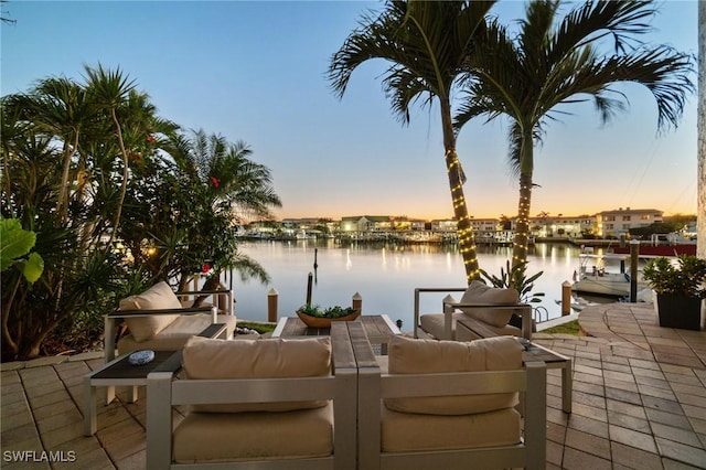 800 River Point Dr Unit 212, Naples, FL 34102 - water view featuring a dock