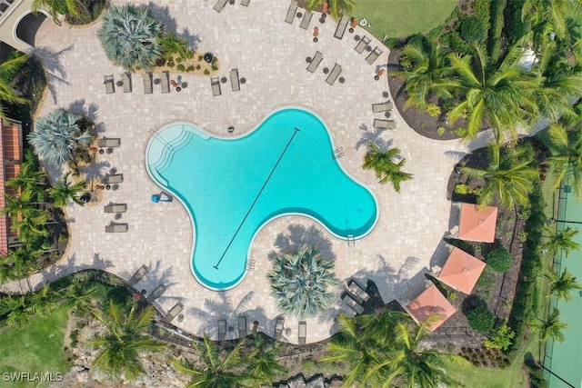 9149 Isla Bella Cir, Bonita Springs, FL 34135 - aerial view of property's location with a pool