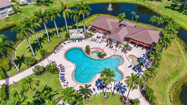 14571 Glen Cove Dr Unit 1001, Fort Myers, FL 33919 - aerial view featuring a water view