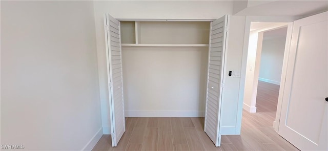 view of closet