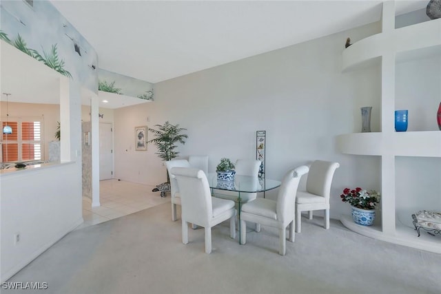 view of dining room