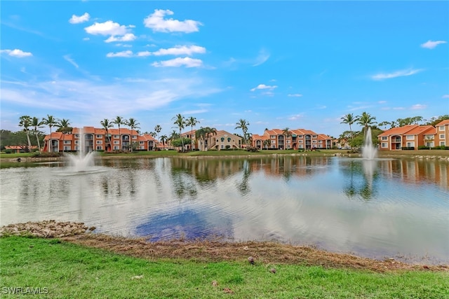 water view featuring a residential view