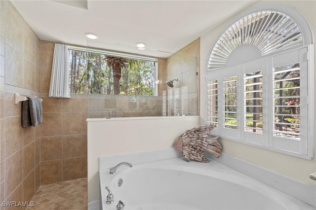 2874 Lone Pine Ln, Naples, FL 34119 - full bath featuring walk in shower and a bath