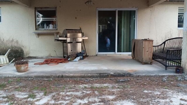 view of patio / terrace with area for grilling