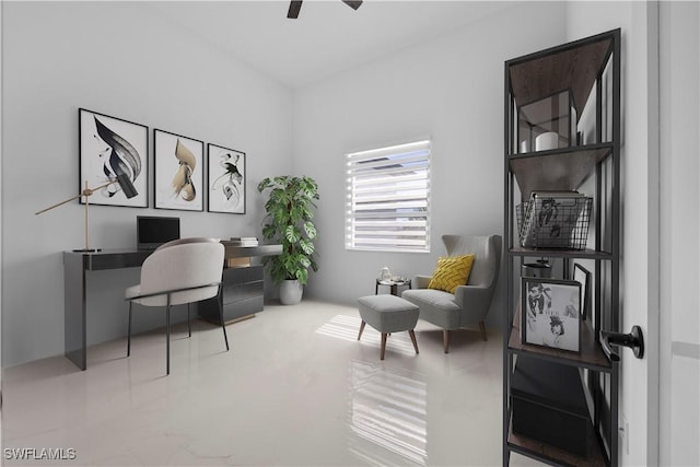 119 Kismet Pkwy E, Cape Coral, FL 33909 - home office with ceiling fan