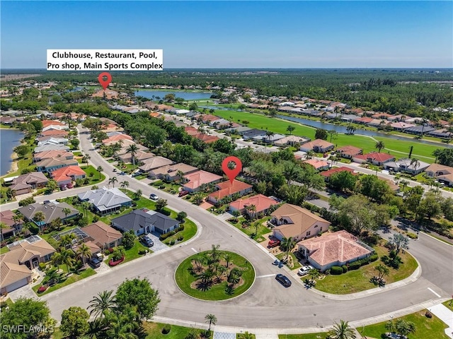 2030 Rio Nuevo Dr, North Fort Myers, FL 33917 - aerial perspective of suburban area featuring a nearby body of water