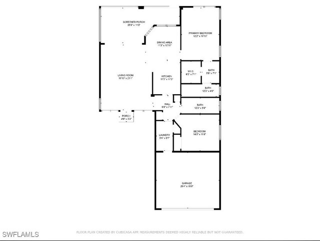 2030 Rio Nuevo Dr, North Fort Myers, FL 33917 - home floor plan