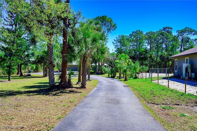 view of road