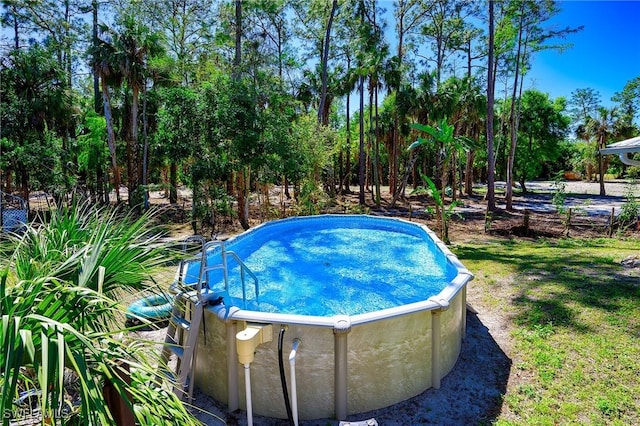 view of pool