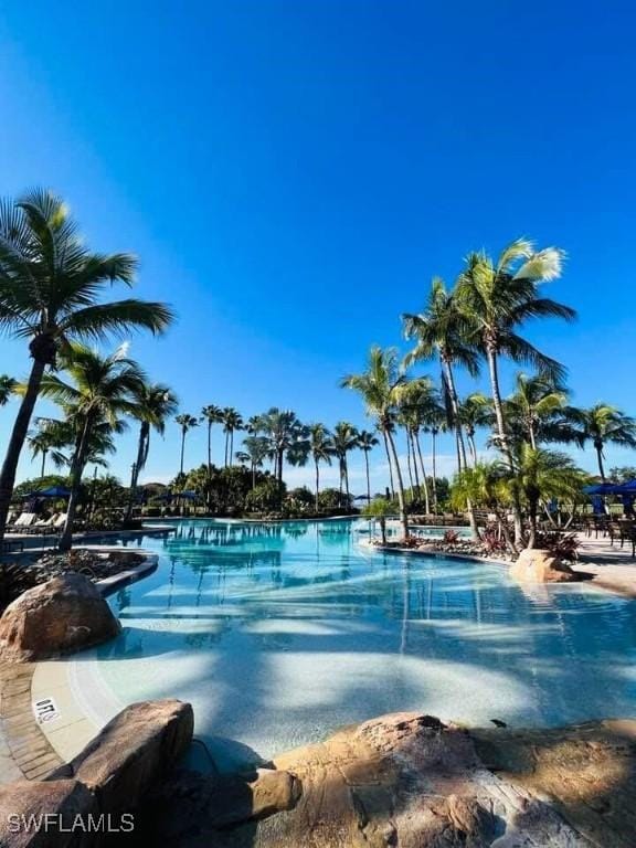 view of swimming pool