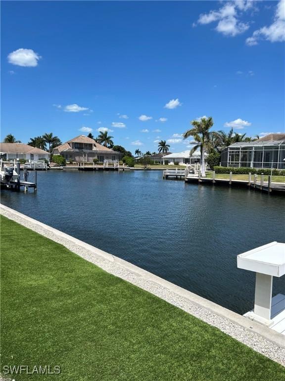 water view featuring a residential view