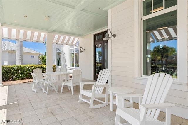 view of patio / terrace with outdoor dining area