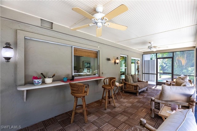 183 Old Tamiami Trl, Naples, FL 34110 - view of sunroom / solarium