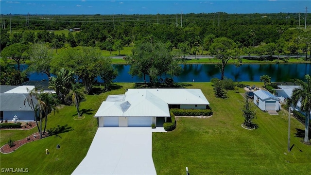17225 Castleview Dr, North Fort Myers, FL 33917 - aerial view with a water view