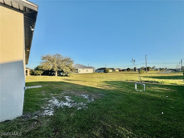 view of yard